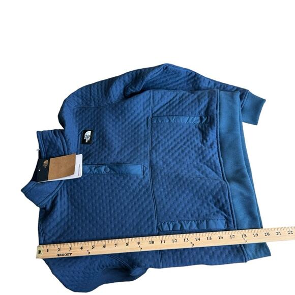 The North Face Edgewater Quilted 1/4 Snap Pullover Sweater‎  Girls XL New - Picture 6 of 10